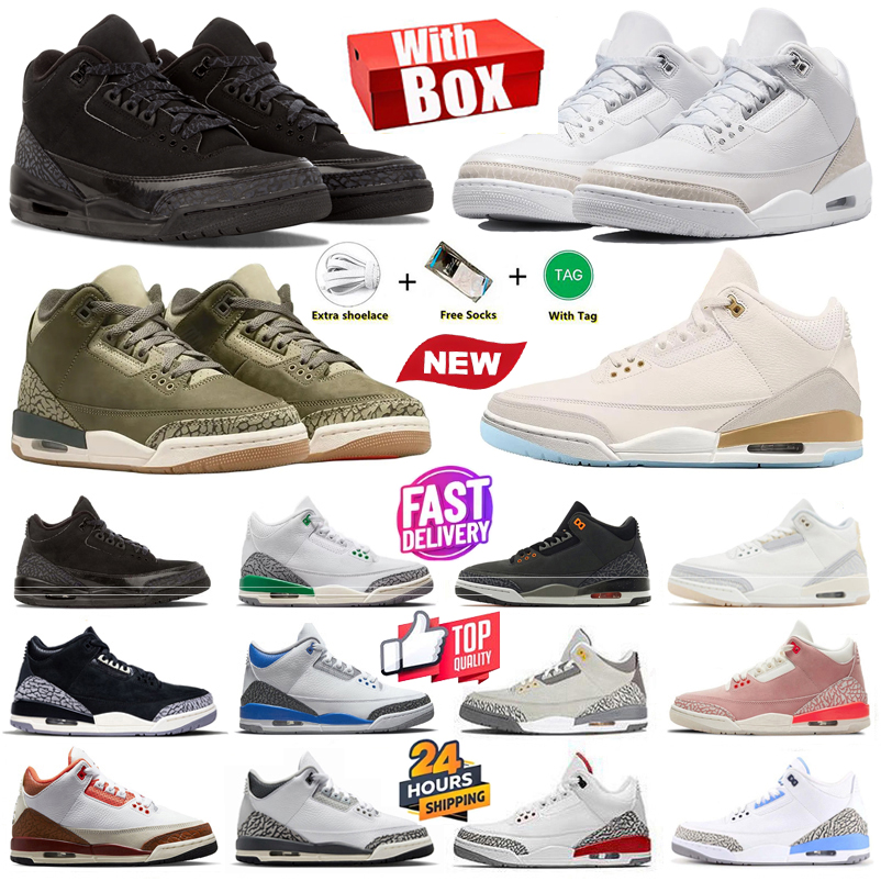 3s Basketball Shoes 3 Black Cat Pure Money Family Affair Champagne Oysters Black Cement Rare Summit White Seoul 2.0 men womens Outdoor Sports Trainers sneakers shoes