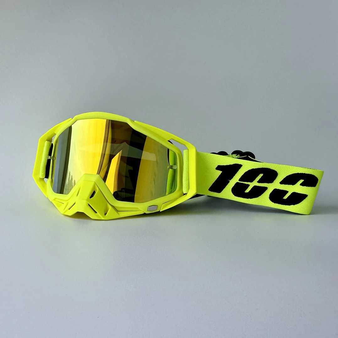 100 Motocross Goggles HD Lens Motorcycle Antifog Eyeglasses Sports Windproof Protect Riding Men Women Moto MX MTB Sunglasses D251018