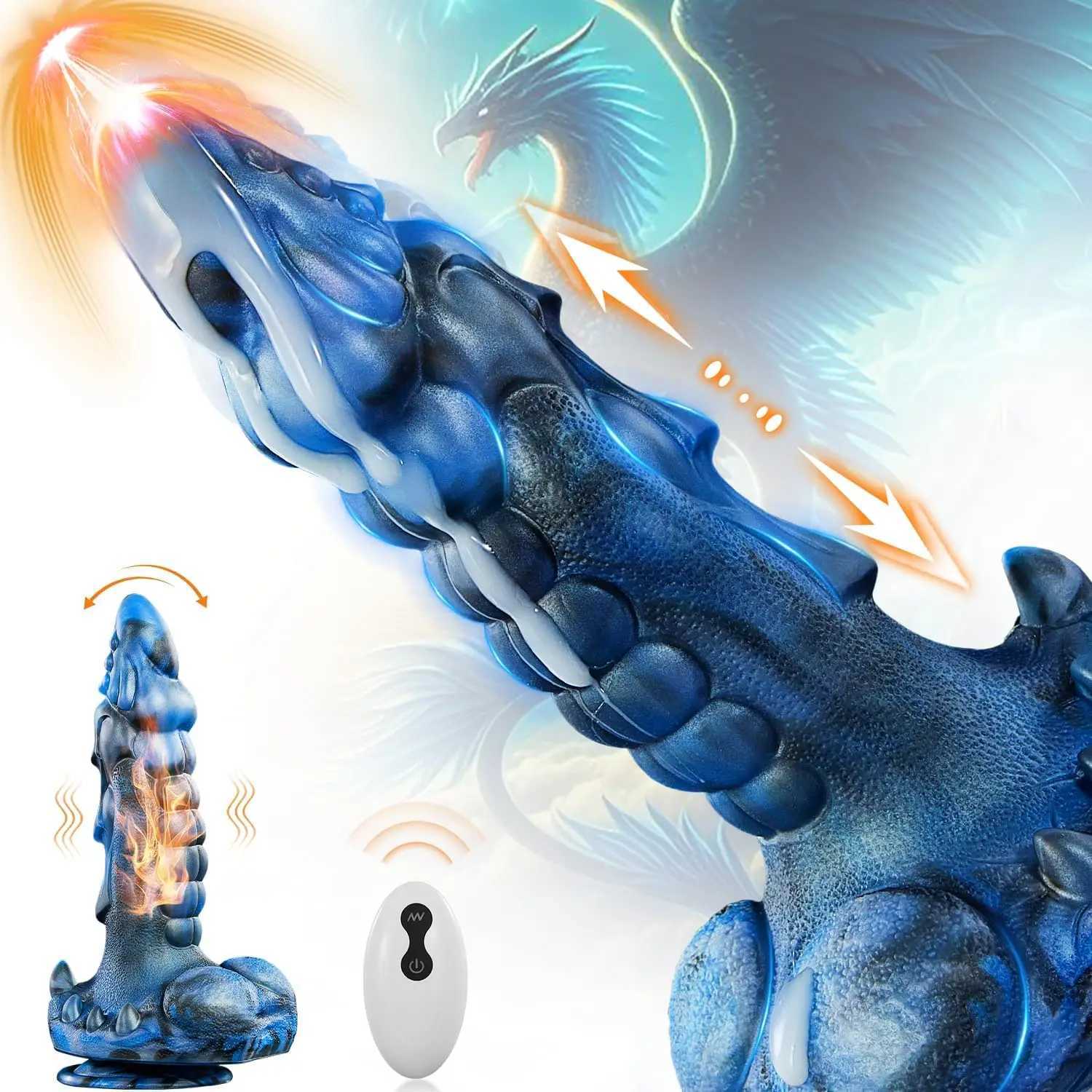 Big Thrusting Dildo Sex Toys Vibrator Remote Control 8 Thrusting Vibration Monster Dildos Vagina Anal G Spot Massager for CoupleXJ251018