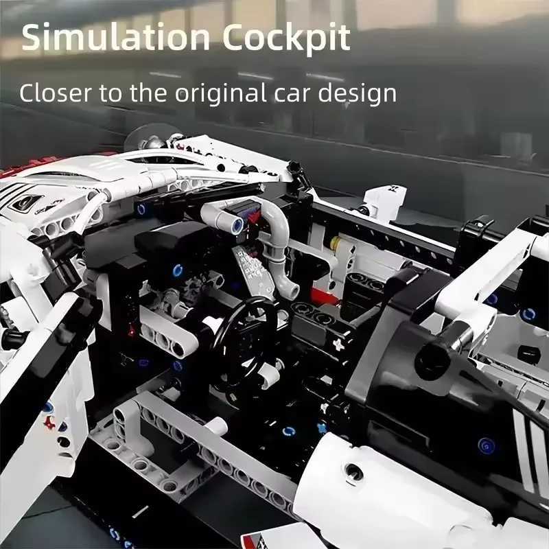 1580PCS Technical RSR Race Car Mechanical Group 42096 Collectible Building Set 18 Scale Sport Car Model Decor Birthday Gift Toy Z251018