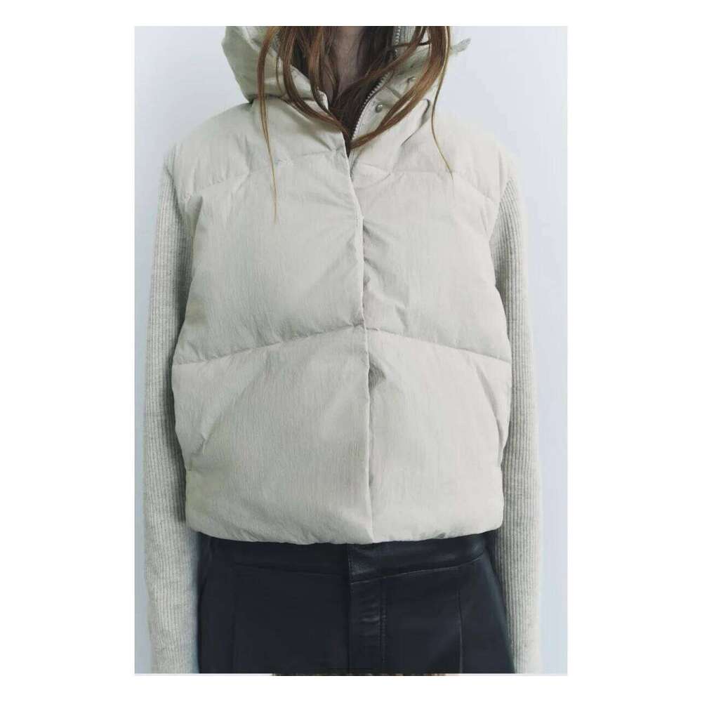 hoodie new product women's fashionable knitted patchwork stand-up collar long-sleeved cotton warm jacket coat jacket