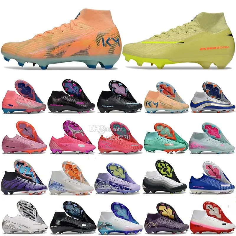 Voltage Mbappes95 Vinicius Jr Football Boots Mens Kids Soccer Shoes Mercuri VAP0R 16 SuperfIy 10 X Elite Mbappe Soccer Cleats Melon Tint Football Boots