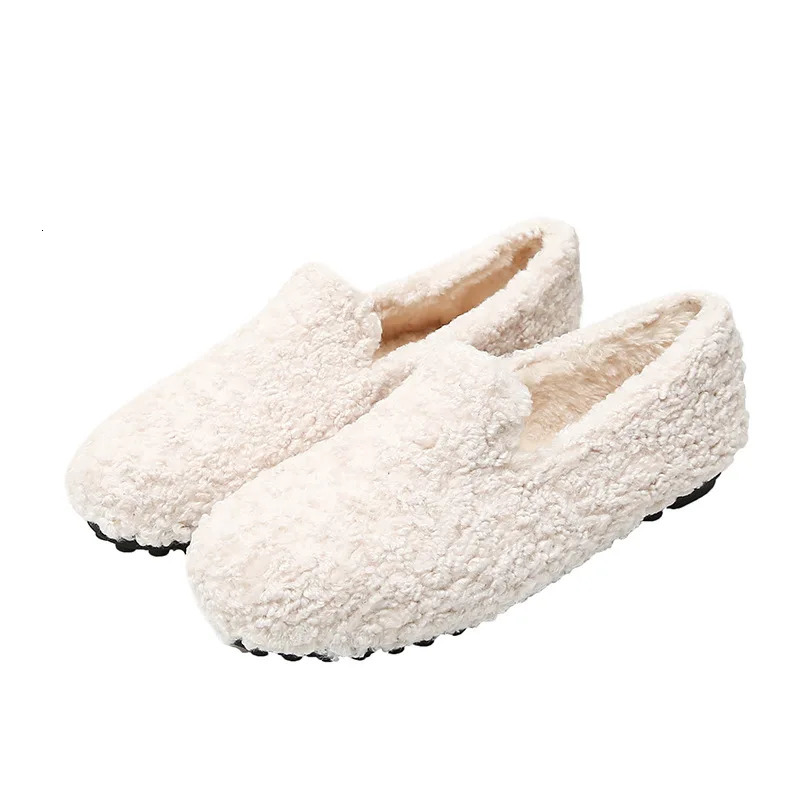 Big Size 3443 Women Lambswool Moccasins Winter Wool Shoes Ladies Ballerinas Warm Fleece Loafers Femme Cold Proof Fur Flats 251013
