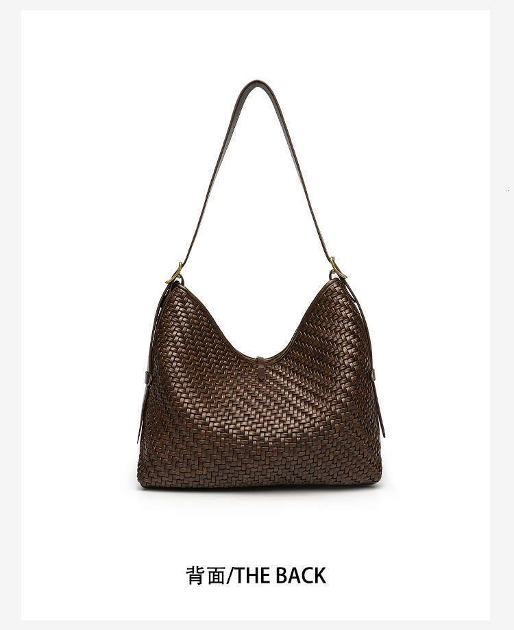 free shipping designer bags New Handmade Woven for Women Fashionable Versatile Shoulder Underarm Tote Bag Commuter Crossbody Handbag