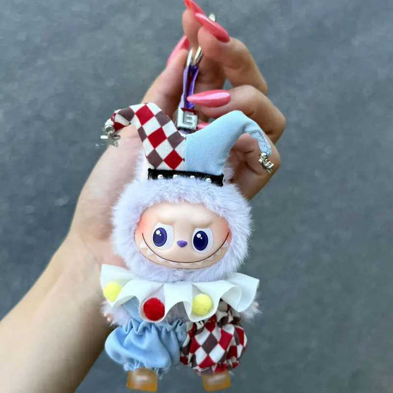 For Mini labubu 40 DollS Clothes Outfit Accessories for 105cm Labubu and 10cm Cotton Doll Color Ball Clown Suit ClothingT251018
