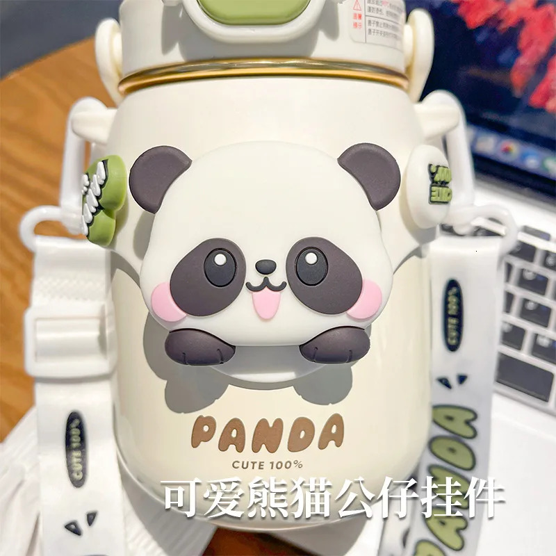 700ml Cute Panda Thermo Bottle Girl Children 316 Stainless Steel Insulated Water Bottle Student Thermos Cups Back To School Gift 251017 - view 5