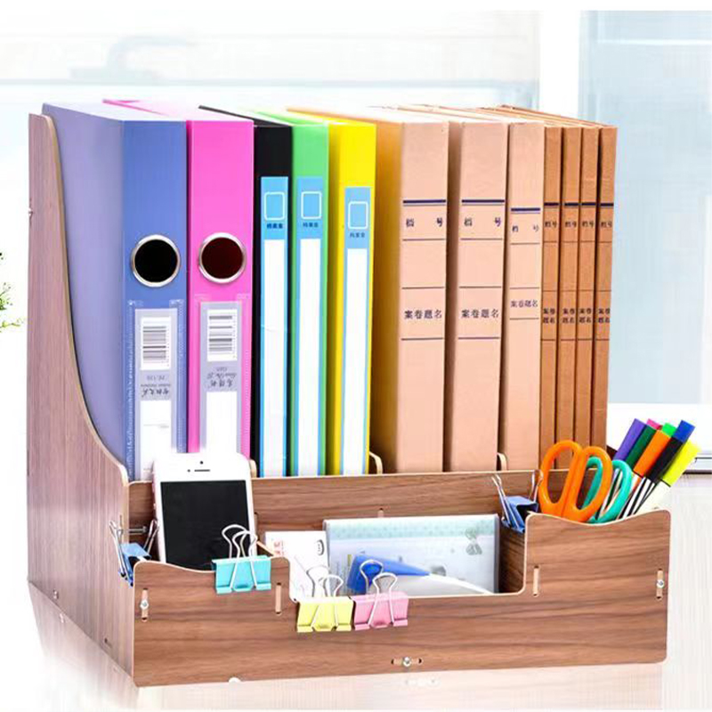 Home Multi-Level Desk Organizers with Drawers Modern Stationery & Document Rack