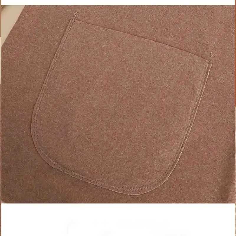 Autumn Winter De Rong No Trace Underwear Women Pockets Thick Velvet TShirts Warm Long Sleeve T Shirt Tees Ladies T251018