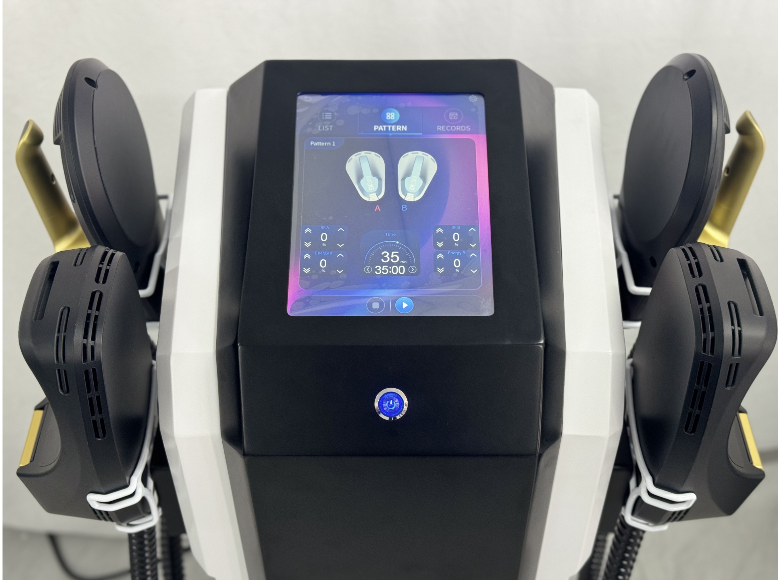 EMS Body Slimming Machine Myoslim Non Invasive Fat Burning Equipment For Spa Beauty Salon Reduce Cellulite Build Abs Improve Body Shape Muscle Toning 