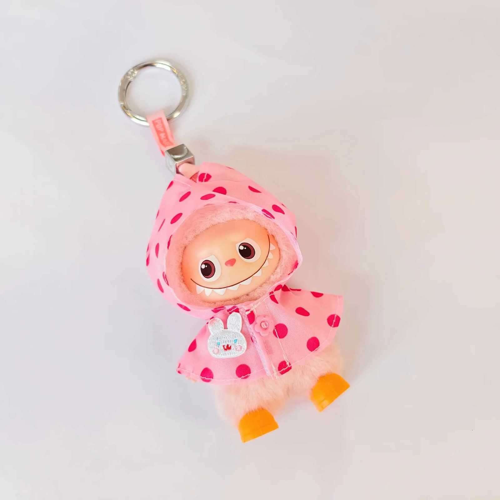 For Labubu 40 Doll Clothes Suitable Wear Mini Clothe Waterproof Raincoat Rain Shoes Set Doll Accessorie Kawaii Design Girl GiftT251018