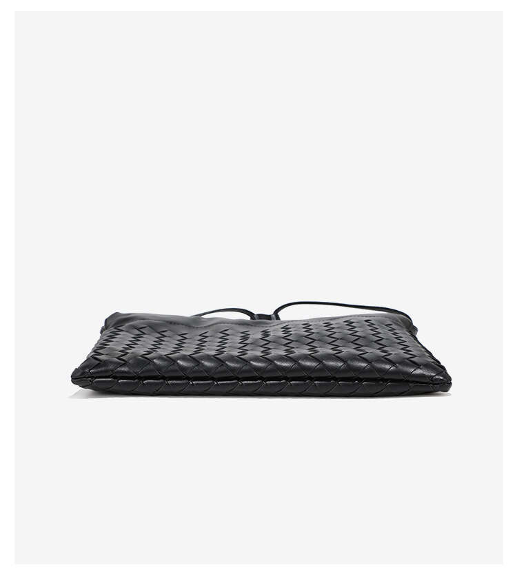 Korean Style High-End Single Shoulder Underarm Woven Pleated Cloud for Women Commuting Versatile Handheld Crossbody Drawstring Trash Bag