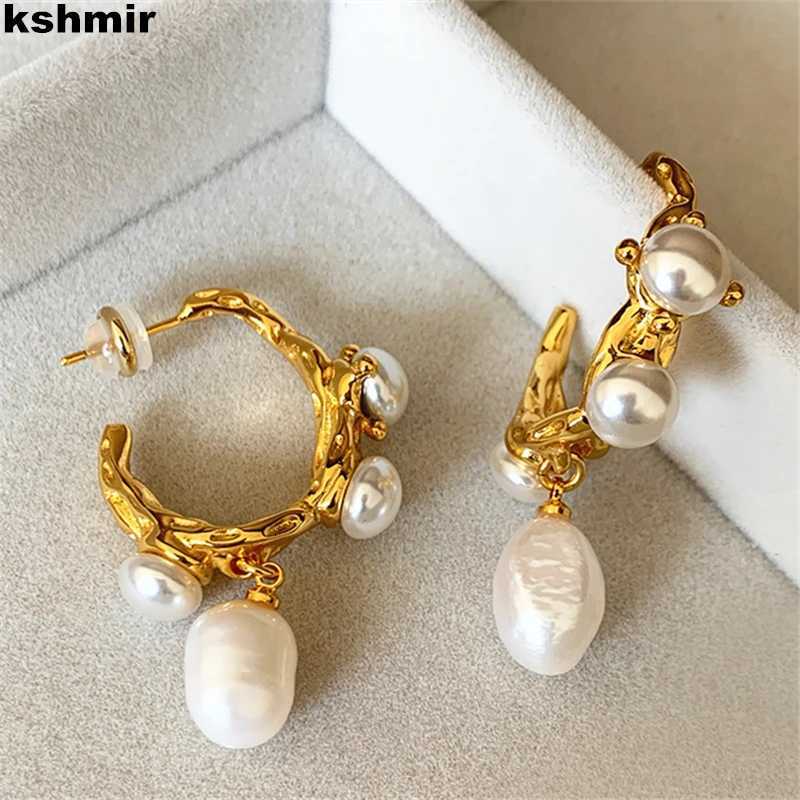 kshmir Vintage Baroque Womens Freshwater Pearl Earrings Womens Jewelry Party Favors Fashion Hot Sale Y251018
