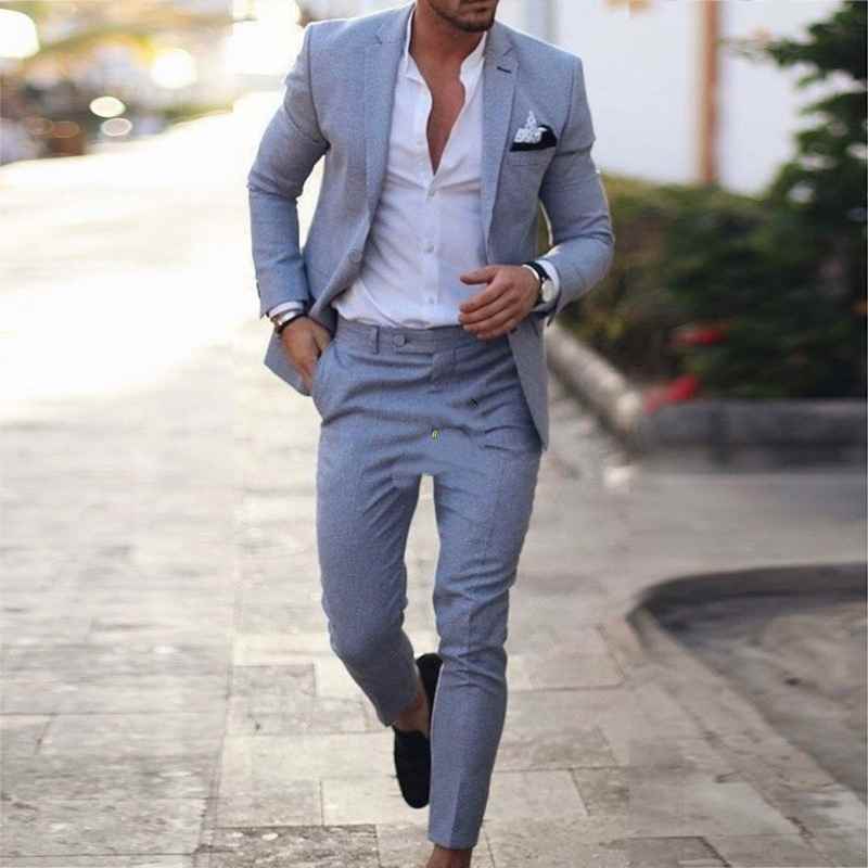 Suit k1699 Trendy Casual Jacket - Elegant Double-Breasted Design