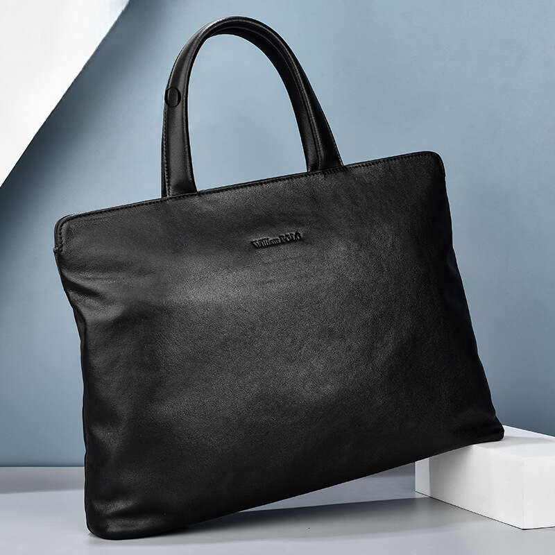 Luxury Handbag High End Feel Genuine Leather Business Casual Men s Single Shoulder Crossbody Briefcase Bag