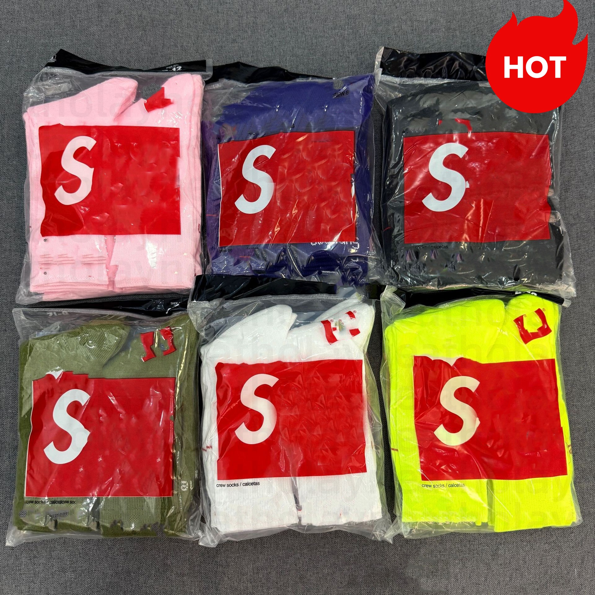 Supme sports Women's Sock Designer Trendy Fashion Men's Socks Luxury Sports Socks Cotton Thick Black, White Classic Long Socks Medium Long Socks 4 Pair no1