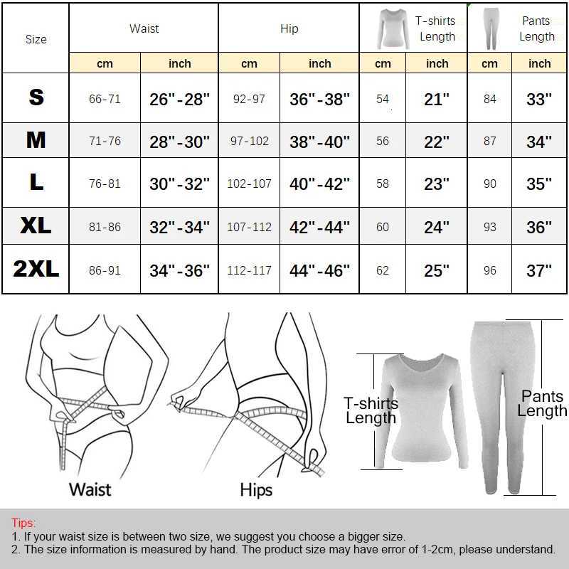 Thermal Underwear Set for Women Long Johns Base Layer Fleece Lined Soft Top Bottom 2 Pieces Set T251018