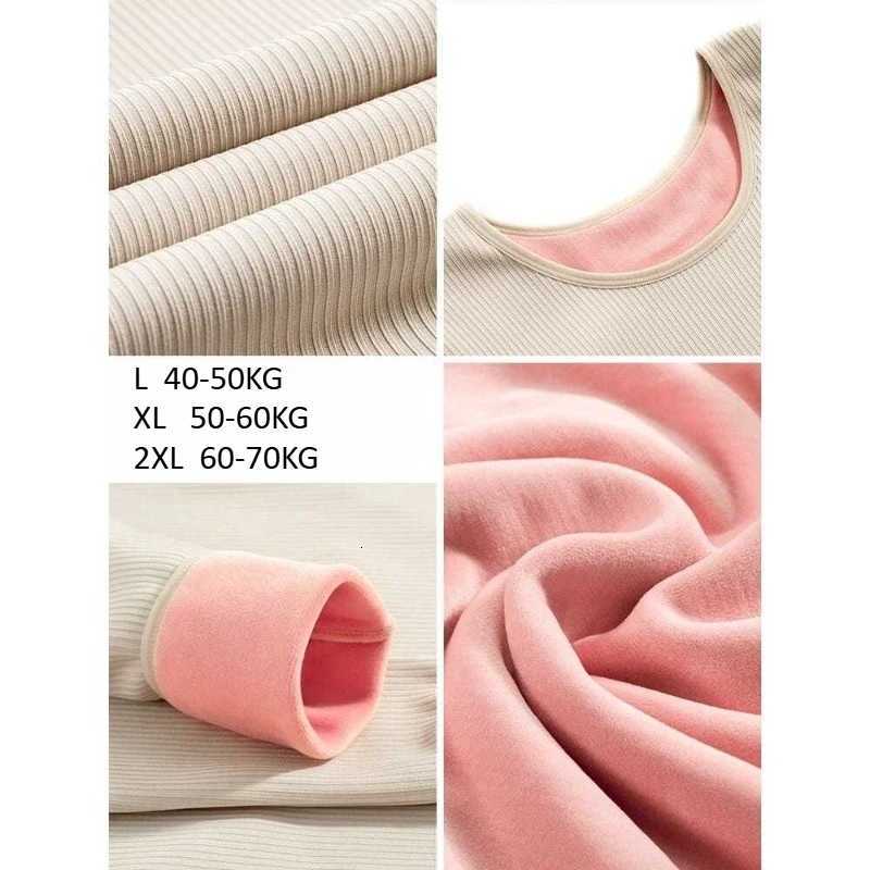 Winter Women Stripe Texture Thermal Top Casual Ocollar Single Layer Thicken Velvet Base Shirt Longsleeved Thermos Undershirt T251018