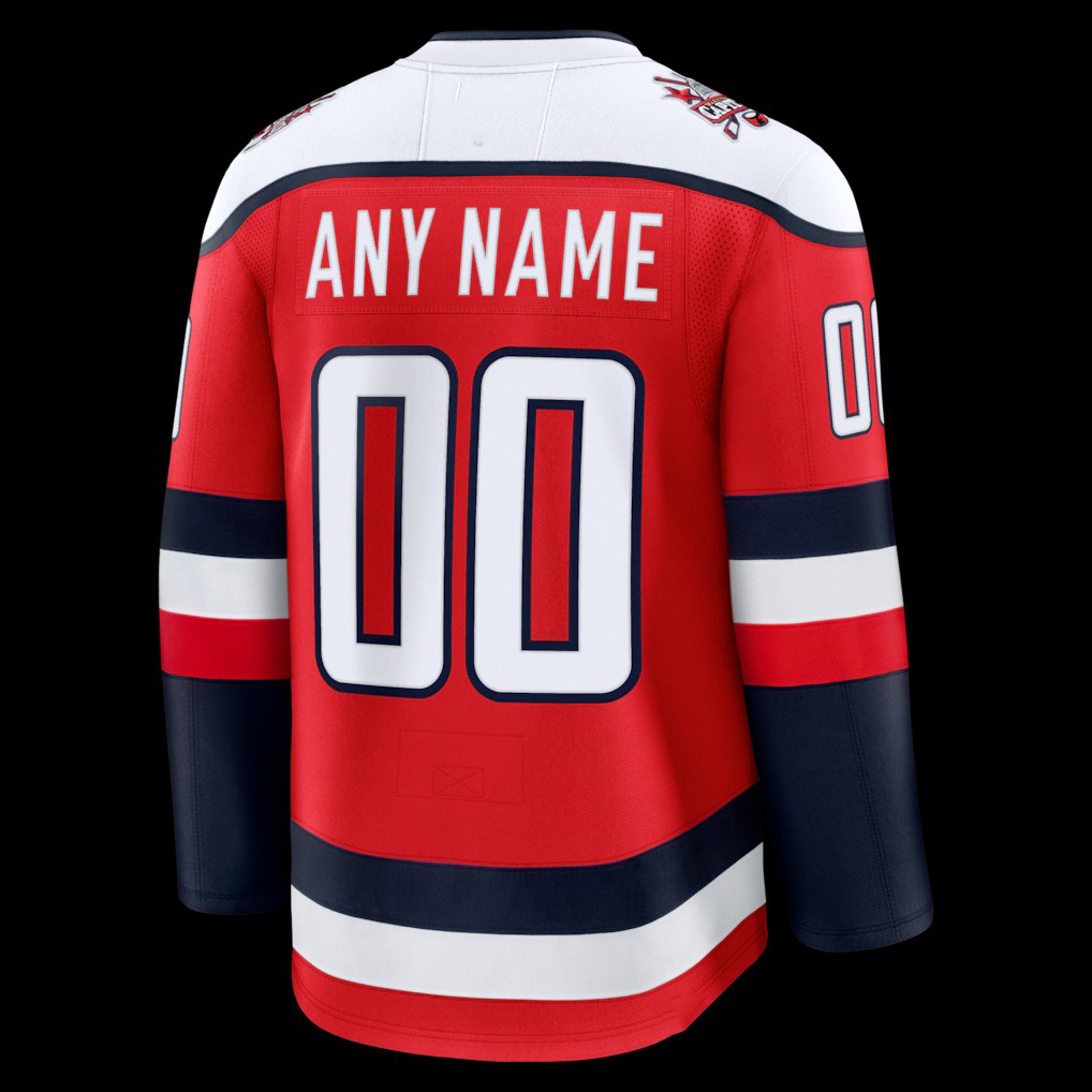 Ovechkin Hockey Jersey Chychrun Backstrom Dubois Oshie Carlson Lindgren Custom Hockey Jerseys Mens Womens Youth