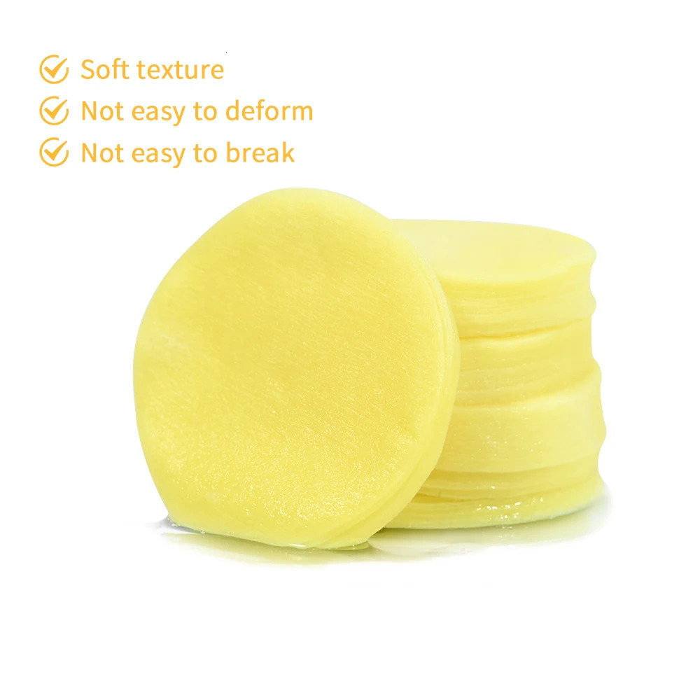 80pcs Turmeric Kojic Acid Cleansing Pads Balance Skin Oil Exfoliating Remove Excess Keratin Facial Sponges For Cleansing 251010