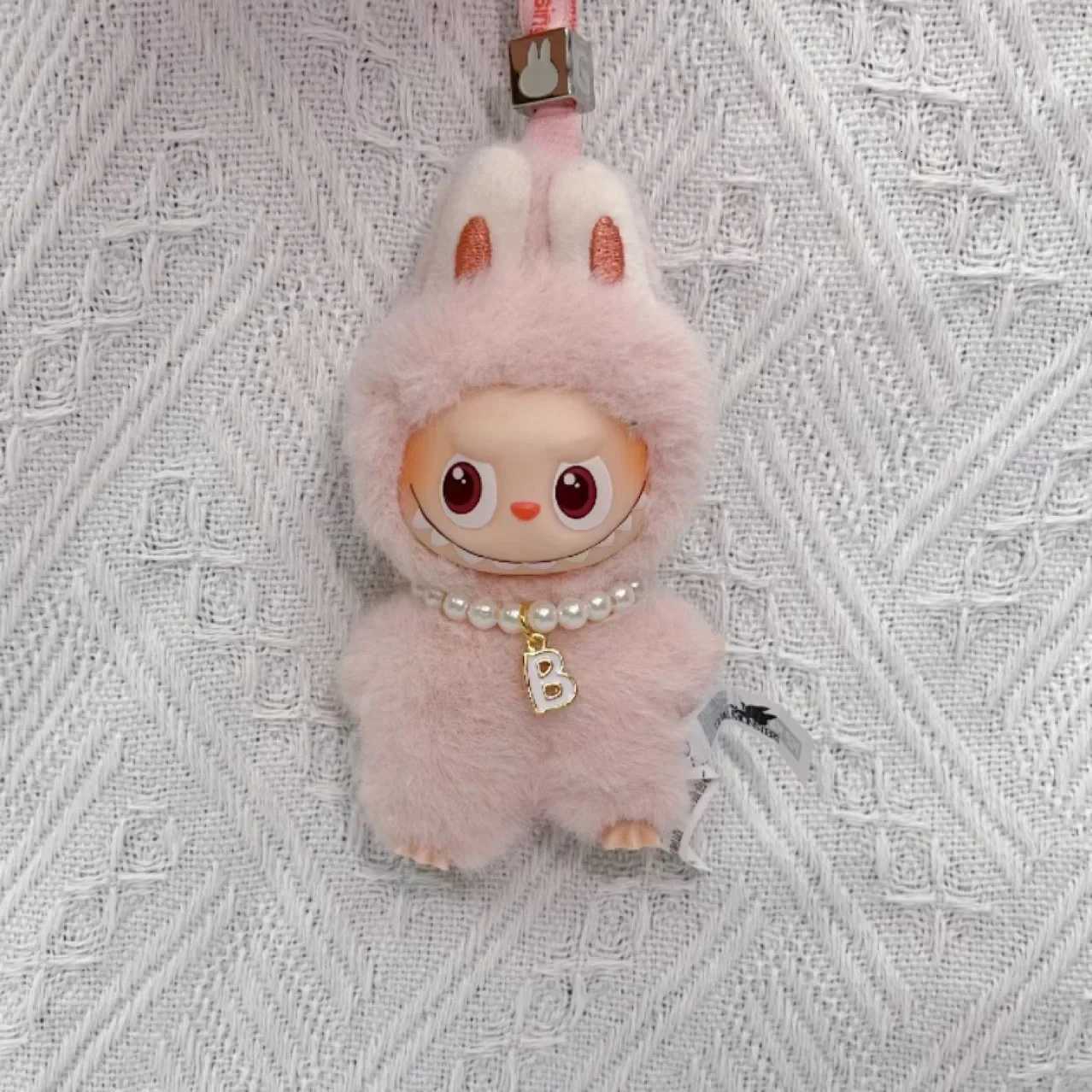 Mini Labubu Pendant Accessories Letter Pearl Necklace For Labubu V4 Pin For Love Clothes Labubu Series Doll Clothes AccessoriesT251018