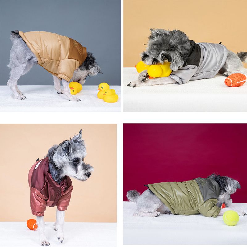 The Dog Face Dog Jacket Designer Dog Clothes Luxury Waterproof Dog Winter Coats, Cold Weather Dog Apparel with Zipper Closure for Small Medium Dogs Gr