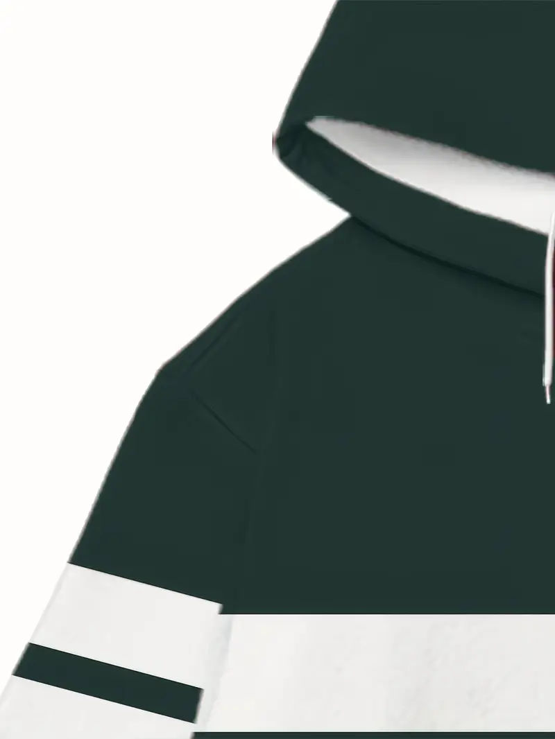 Men's Striped Color Block Hoodie Set - 2 Piece Casual Streetwear Tracksuit 2-3-3