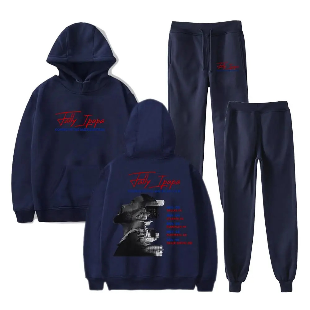 Fally Ipupa Coming to The Americas Tour Fall Suit Cool Hoodies Jogger Pants 2 Piece Sets Casual Sweatsuit Unique Sweatpant Sets 251017 - view 5