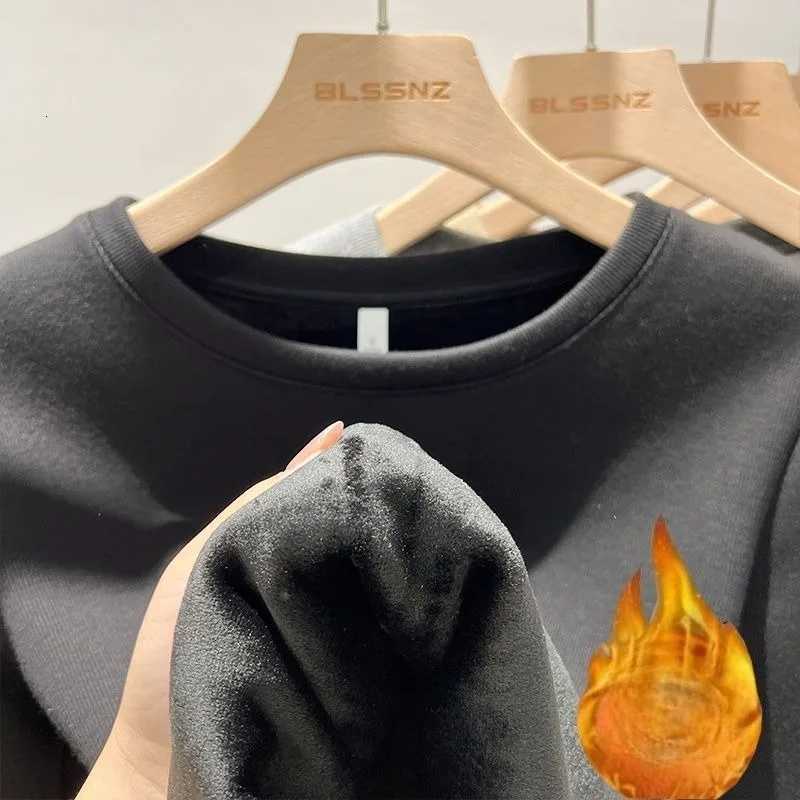 Winter Women Thermal Underwear Tops Round Neck Fleece Basic Pullover Autumn Slim Fit Thin Velvet Top Casual Thermal Shirt Women T251018