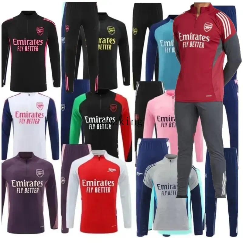 25 26 Arsen alfc tracksuits soccer Training Suit MEN Kids kit 22 23 24 25 G. JESUS ODEGAARD RICE HAVERTZ PEPE SAKA train Sportswear Survatment Chandal Set