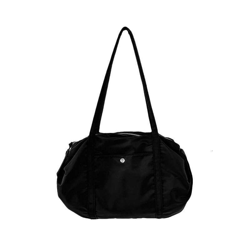 Summer New Tote For Women Fashion Simple Large Capacity Shoulder Niche Design Nylon Commuter Versatile Bag B5