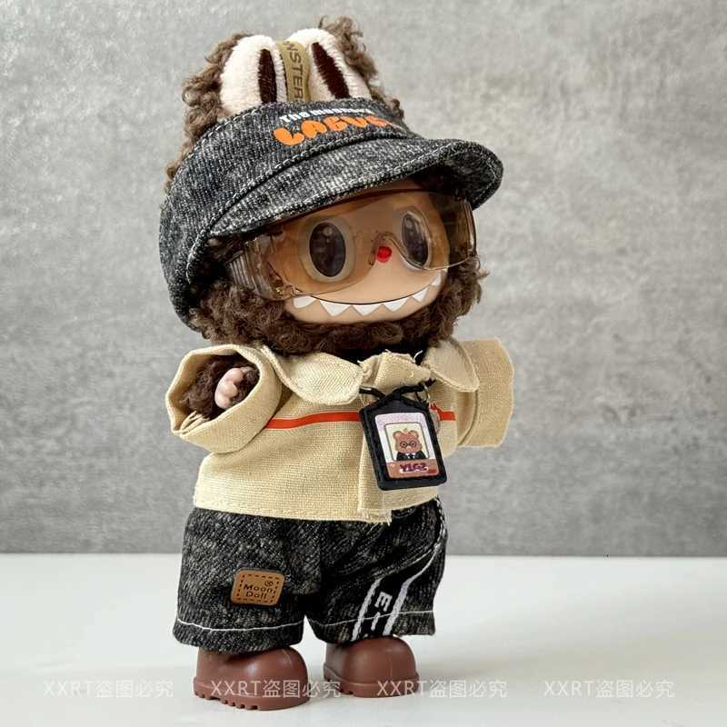 Labubu Doll Clothes First Second and Third Generation Labubu Clothing Trendy Workwear Set Vinyl Doll Outfit Replacement AccessoriesT251018