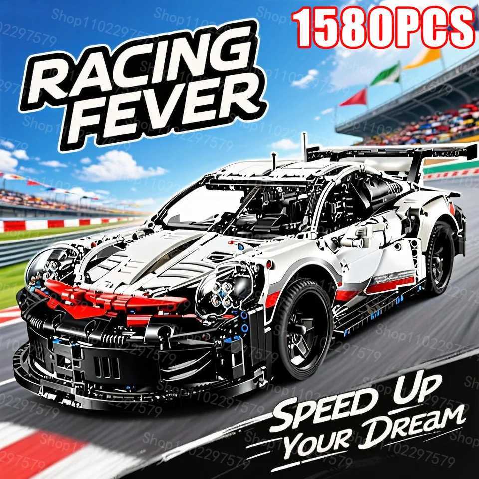 1580PCS Technical RSR Race Car Mechanical Group 42096 Collectible Building Set 18 Scale Sport Car Model Decor Birthday Gift Toy Z251018