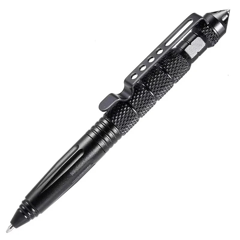 High Quality Metal Military Tactical Pen School Student Office Ballpoint Pens Emergency Glass Breaker Self Defense EDC Supplies 251018