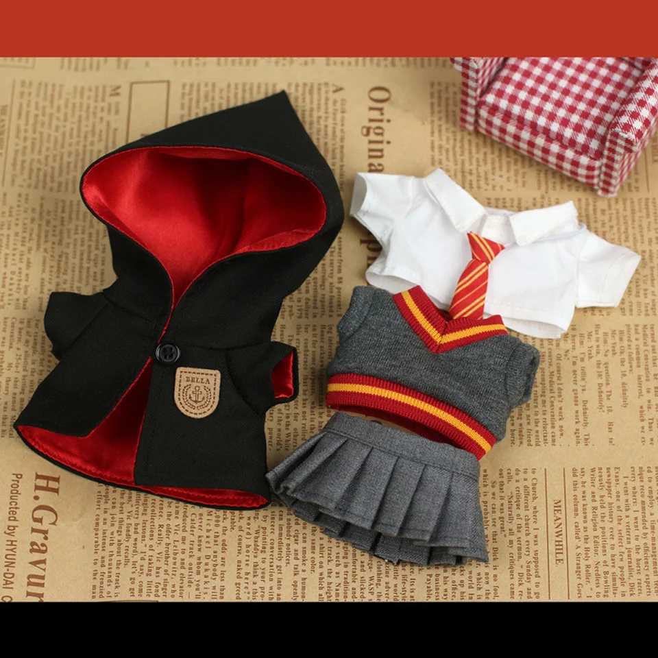 Plush Doll Clothes Designer Magician Costume Set Toy DIY Dress Up for Labubu Only Clothes Pants And Skirts Luxury ClothingT251018