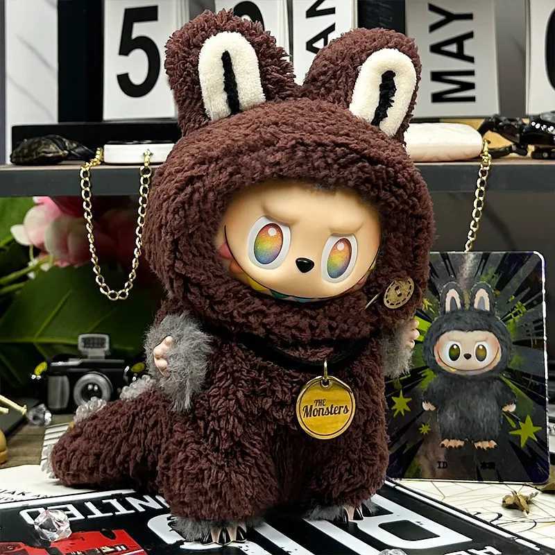 For 17cm Labubu for upset duck outfit Doll Clothes Sports Doll Clothes Color Match Hoodies Dolls AccessoriesT251018