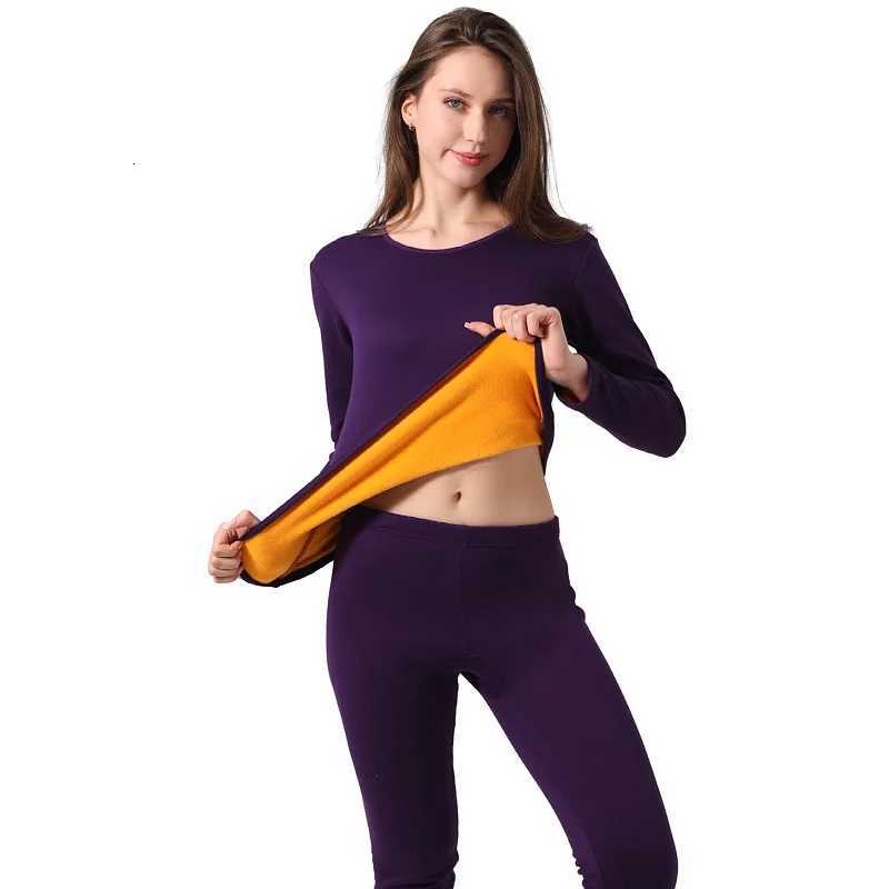 New Autumn Gold Velvet Thickened Warmth Set Mens Round Neck Fleece Lined Heavyweight Clothes Womens Couple Underwear 2pcs Set T251018