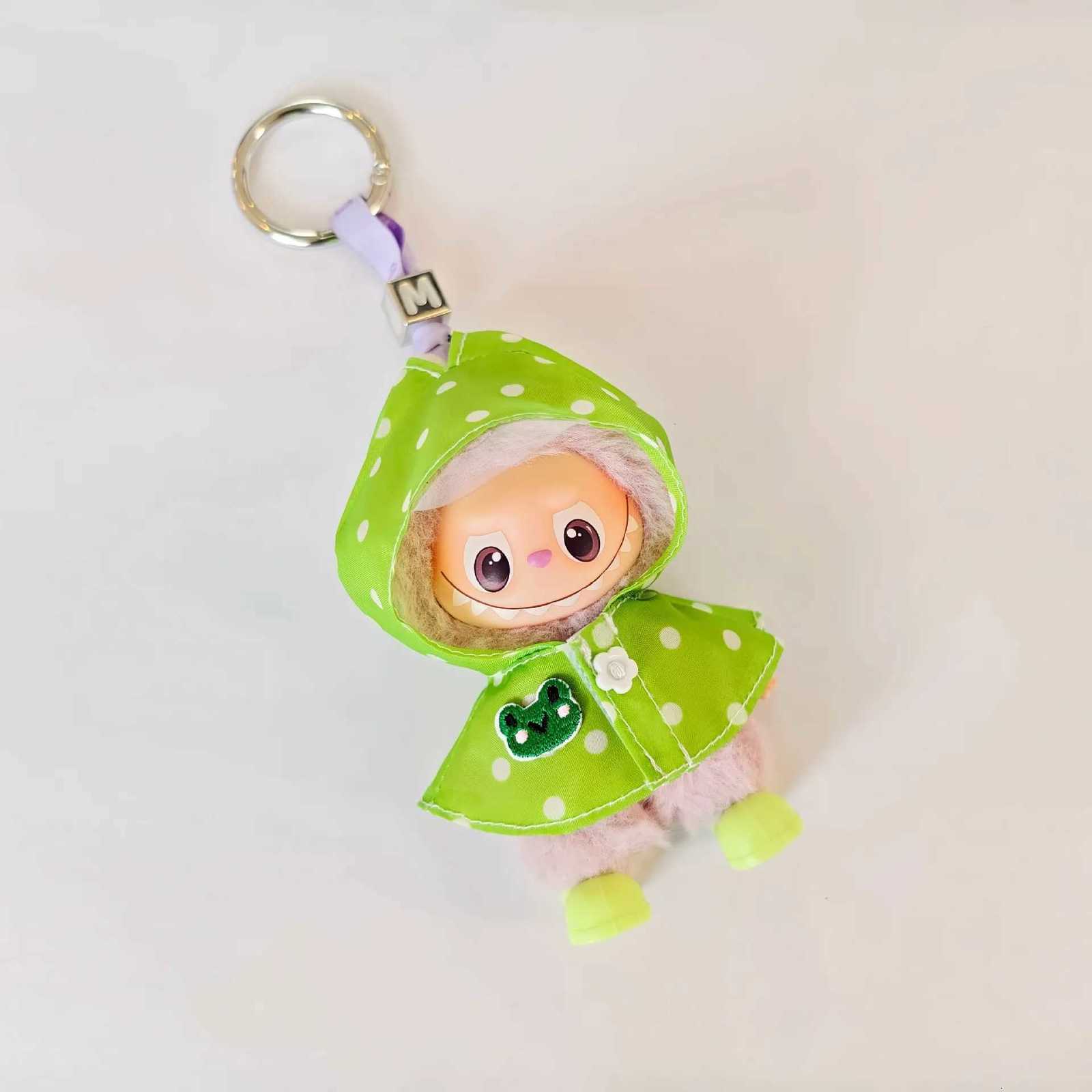 For Labubu 40 Doll Clothes Suitable Wear Mini Clothe Waterproof Raincoat Rain Shoes Set Doll Accessorie Kawaii Design Girl GiftT251018