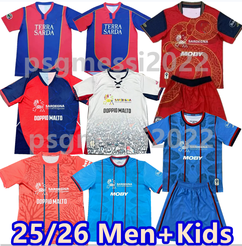 25 26 Cagliari Calcio soccer jerseys 2024 2025 LAPADULA PAVOLETTI LUVUMBO DEIOLA VIOLA ZAPPA ZOLA NANDEZ VIOLA LUVUMBO PAVOLETTI Uniforms Men Football Shirt 2xl