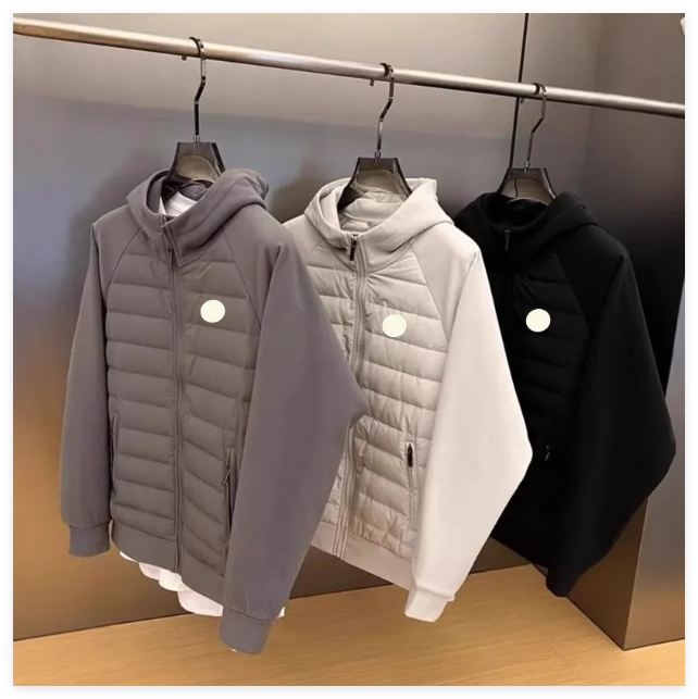 Luxury Mens Jackets Thick Fashion French Male Coat Hoody Zipper Casual Jackets Zippers Full-Zip Coats Travel Windproof Outwears