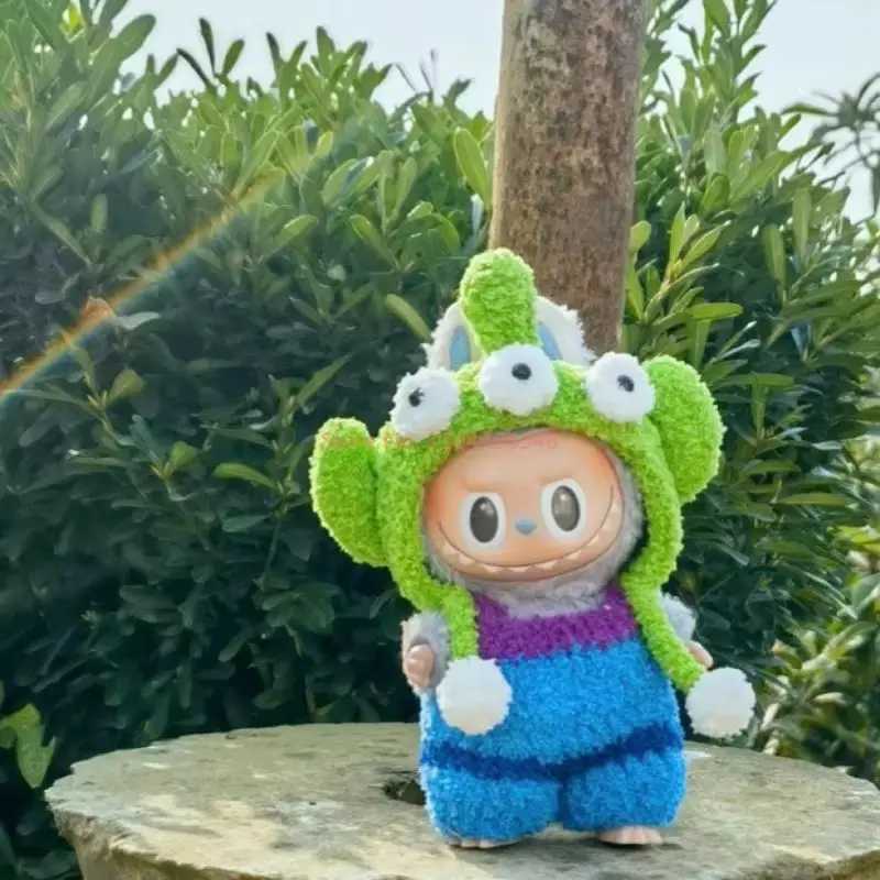 Labubu 17cm Peripherals Sailor Moon Tiger Astronaut Three Eyed Boy Set Clothes Series Replaceable Cloths Gifts CollectionsT251018