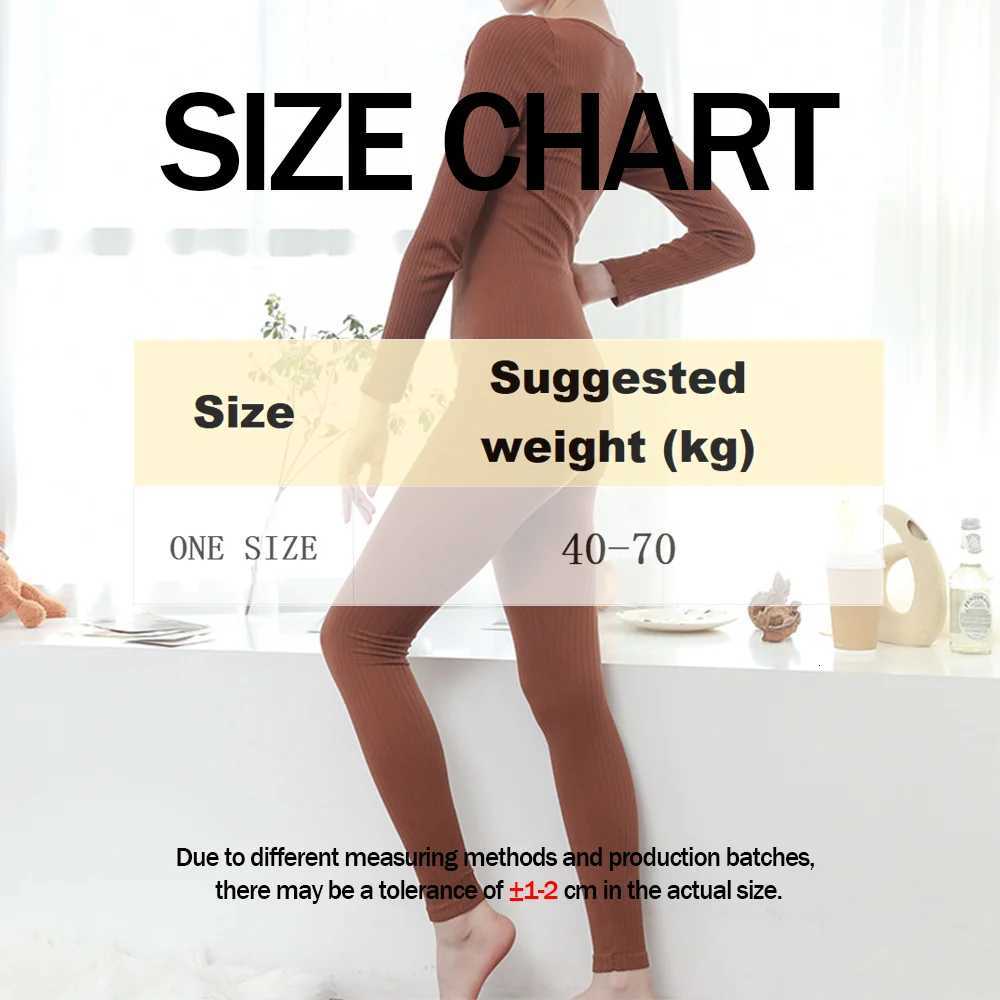 1set Womens Thermal Underwear Winter Clothes Seamless Thick Warm Suit Lingerie Femme Legging Thermo Long Sleeve Top T251018
