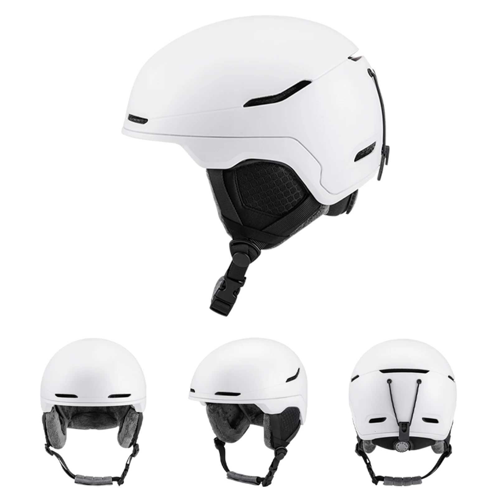 Ski Helmet Safety for Men Women Lightweight EPS Liner Thickened PC Shell Adjustable Velvet Interior Snowboard Helmet Bike Helmet Y251018