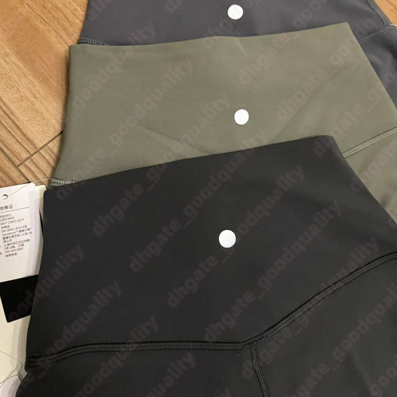 Solid Color Womens Yoga Pants Align Leggings Womens High Waist Sports Pants Sports Fitness Clothing Womens Running Leggings Fitness Tights Hot Selling Yoga Pants