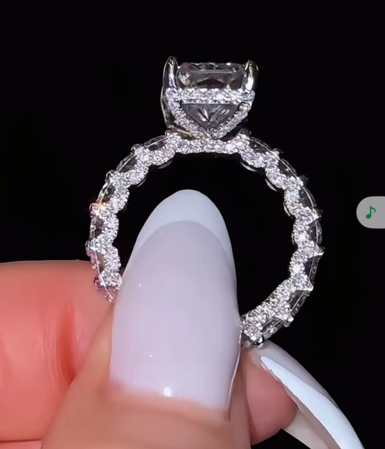 Choucong Sparkling Wedding Rings Luxury Jewelry 925 Sterling Silver Radiant Shape 5A Cubic Zircon CZ Diamond Gemstones Party Women Engagement Band Rin