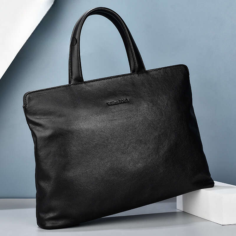 Luxury Handbag High End Feel Genuine Leather Business Casual Men s Single Shoulder Crossbody Briefcase Bag