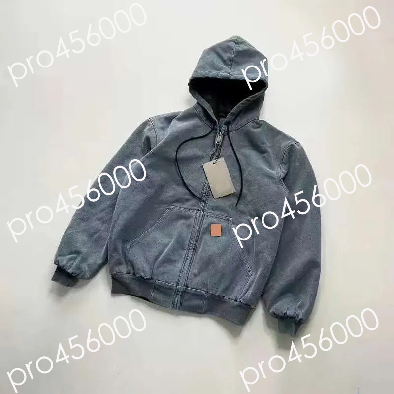 Designer Carharttness hoodie jacket For man and Woman Luxe Fleece Sweater Zipper Sweatshirt fashion warm winter comfortable 8dd