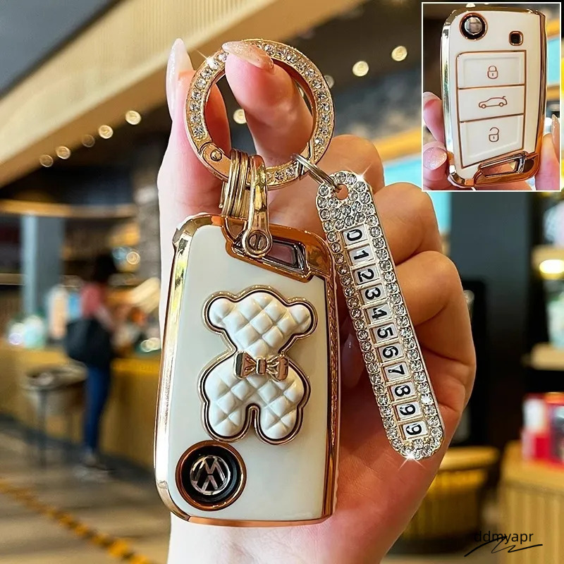 Protective Car Key Fob Case: Durable Shell For Sagitar, Lavida ddmyApr Plus, Tiguan L, Bora, And More