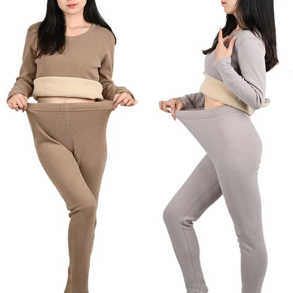 Women Winter Thermal Underwear Set Cashmere Silk ONeck Home Wear Grinding Hair Fever Autumn Clothes and Pants Warm Lingerie T251018
