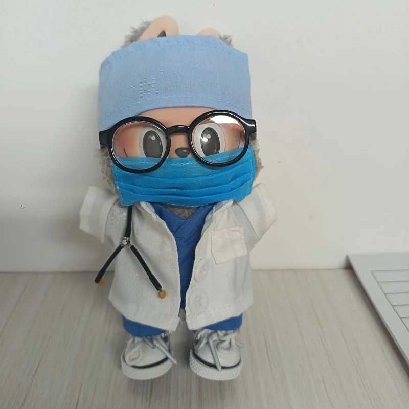 Suitable For 17cm Labubu Doctor Clothes V1V2V3 Generation Doll Accessories Nurse Clothes Suit Cute RolePlaying Clothing ToysT251018