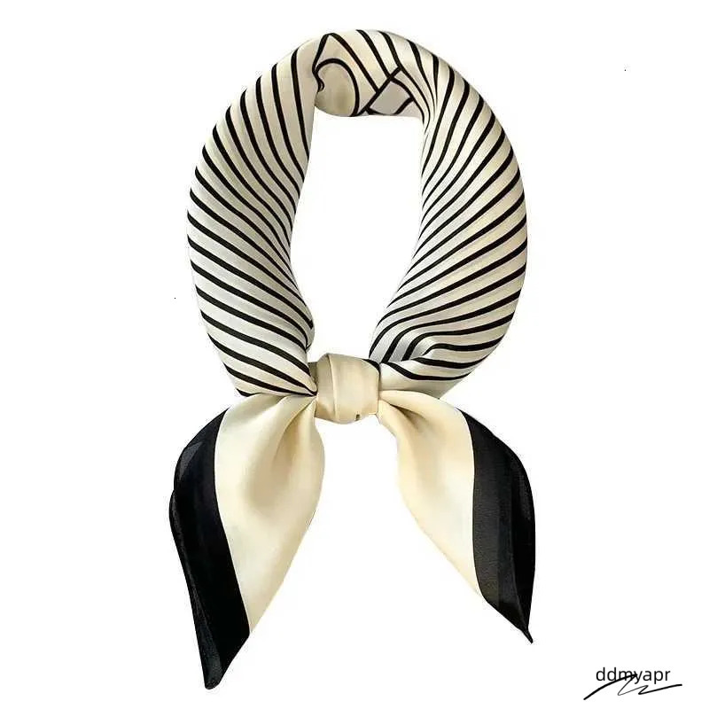 Silk Feel Square Scarf Women, Elegant Satin ddmyApr Neck Scarf, Lightweight Hair Tie Band For Work Or Everyday